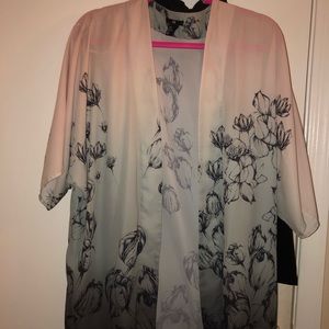 Medium Floral Kimono Cardigan